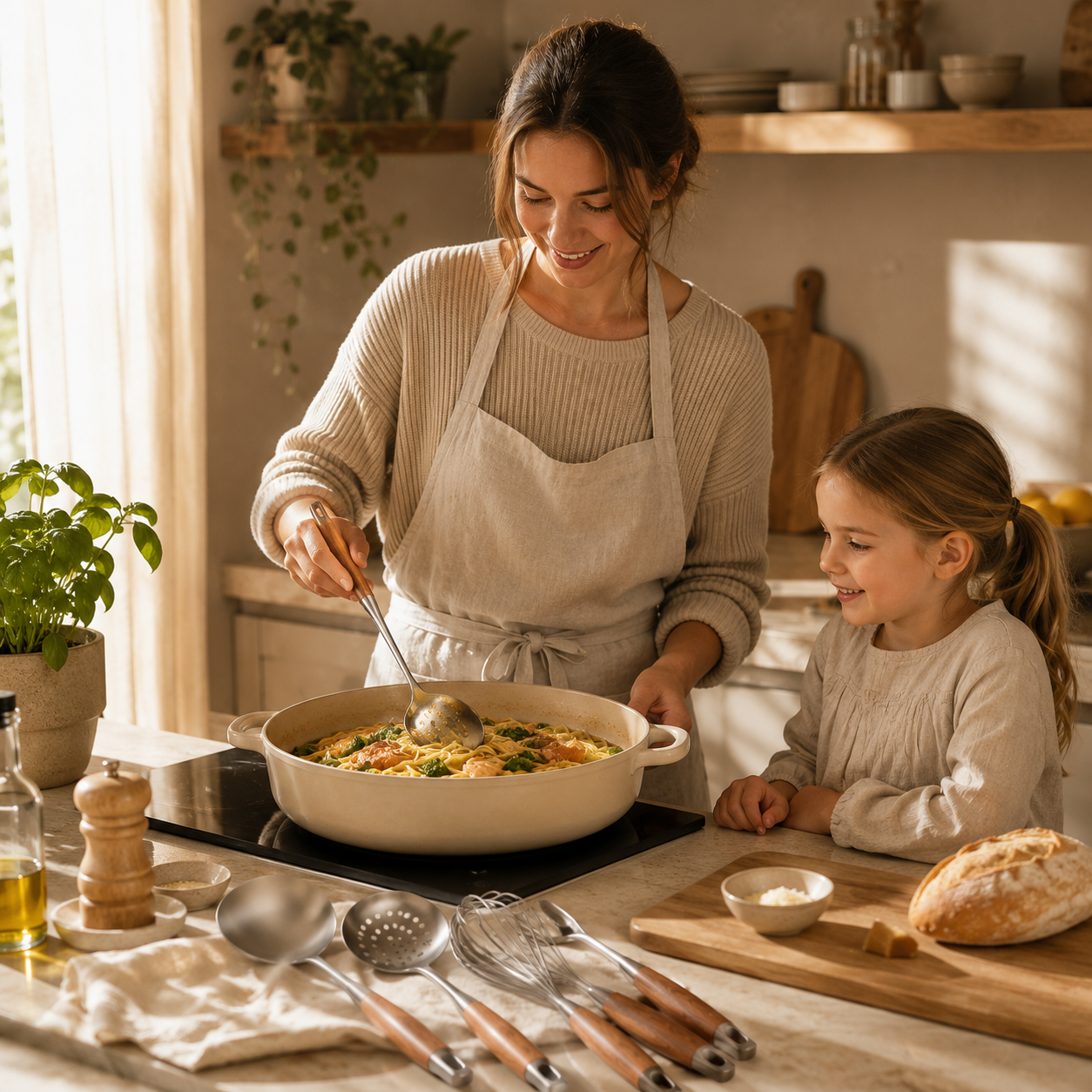 Deluxe™ Rosewood Cooking Utensil Collection