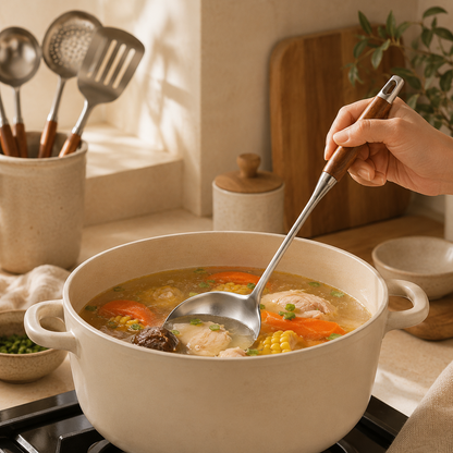Deluxe™ Rosewood Cooking Utensil Collection