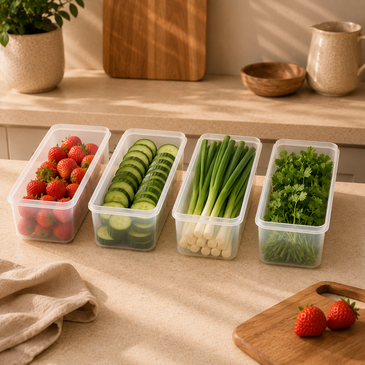 FreshLock™ Refrigerator Storage Container Set