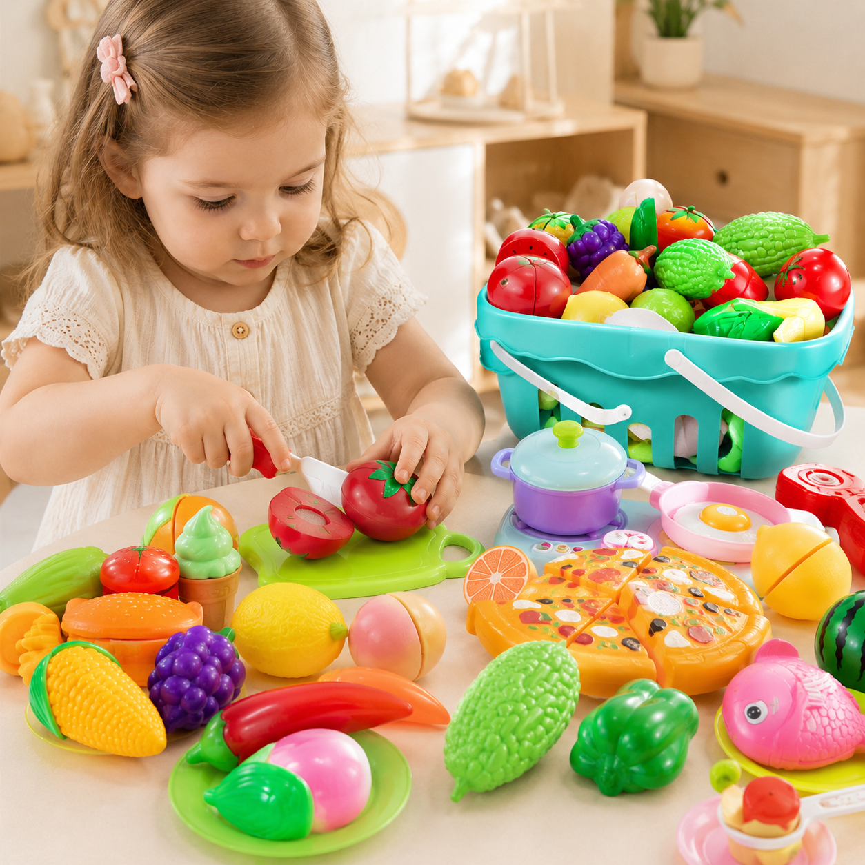 Kitchenly Kids™ Cut & Play Food Basket