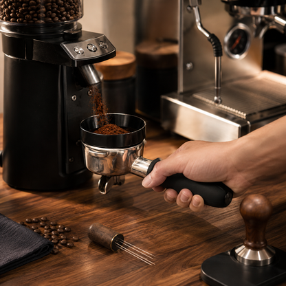 Crema Ring™ Espresso Dosing Funnel