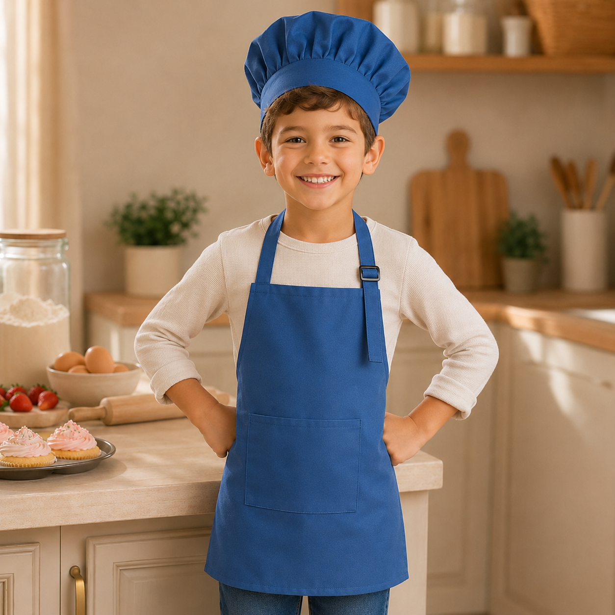 Junior Chef™ Starter Apron - Hat Set