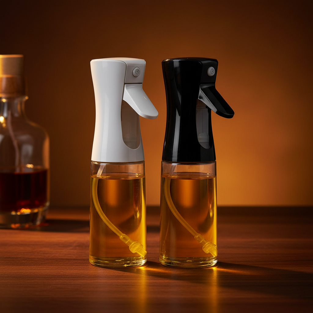 Walnut cognac oil spray bottle